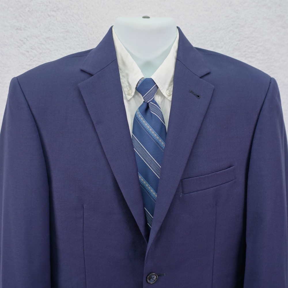 Joe Joseph Abboud Bespoke Wool Blazer Blue 36S / Slim Fit 38S Tagged 38S